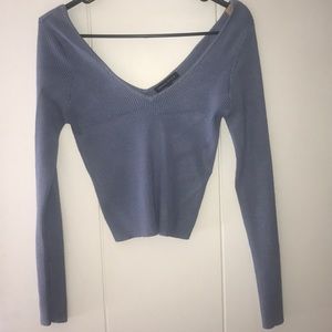 Brand new Kendall + kylie stunning blue sweater